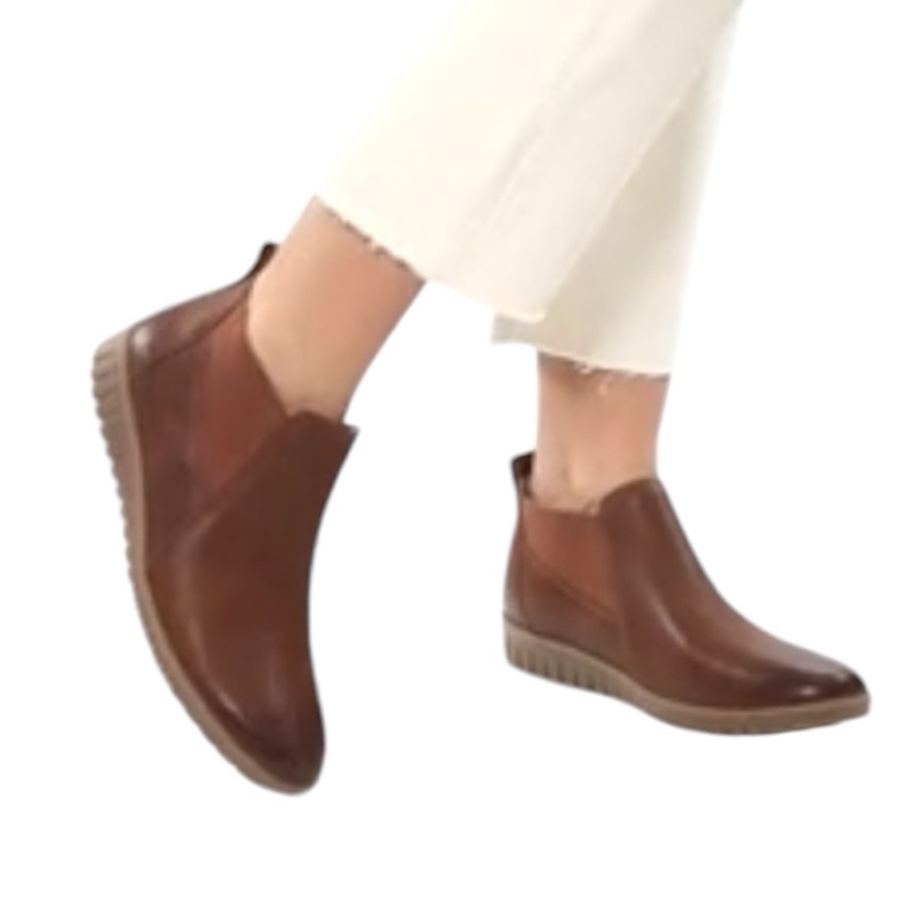 NEW Dansko Louisa Brown Ankle Leather Boot Sz 38